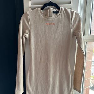 White Fox Boutique Cream Mini Dress